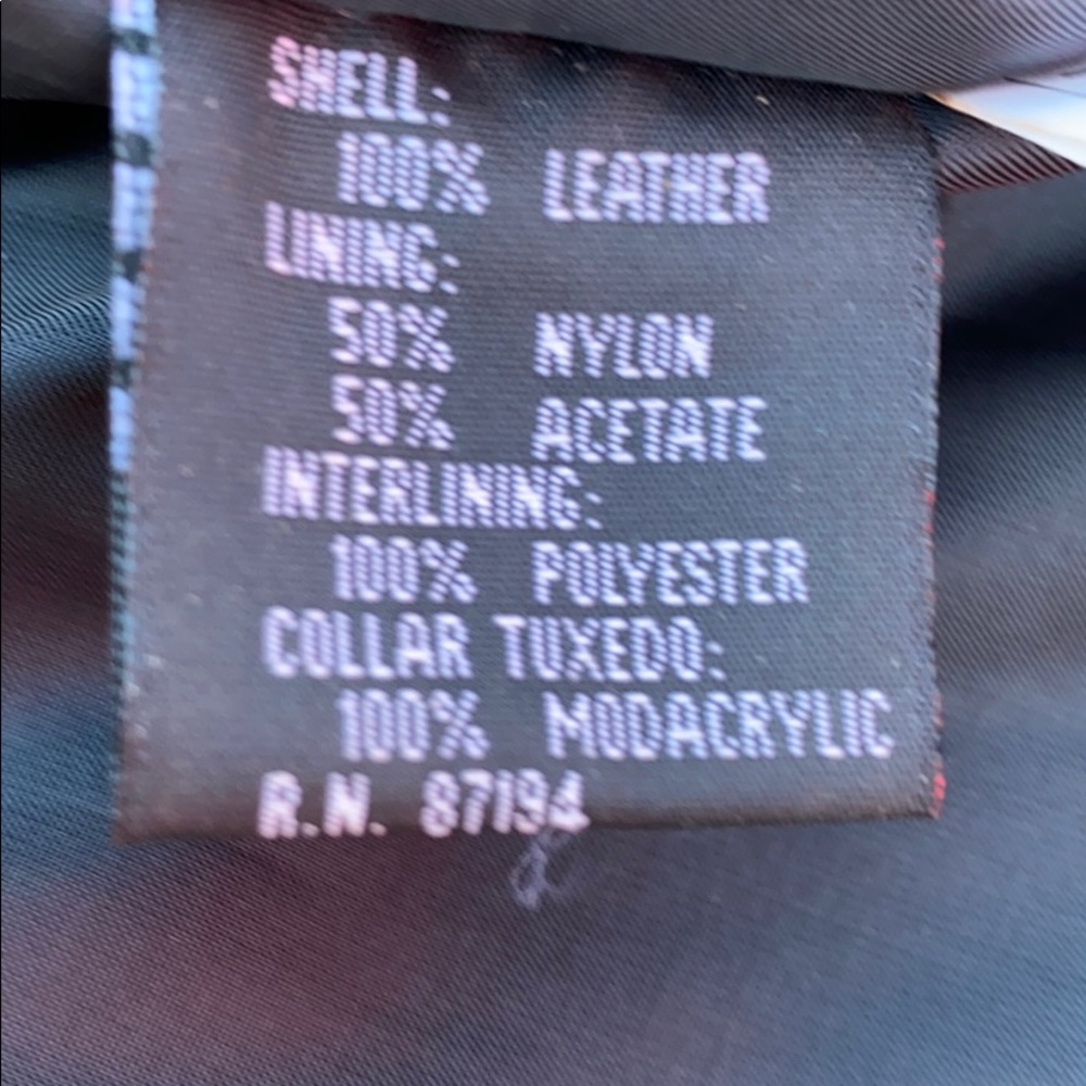Ladies' N.Y.D.A. Leather Coat - Picture 6 of 6